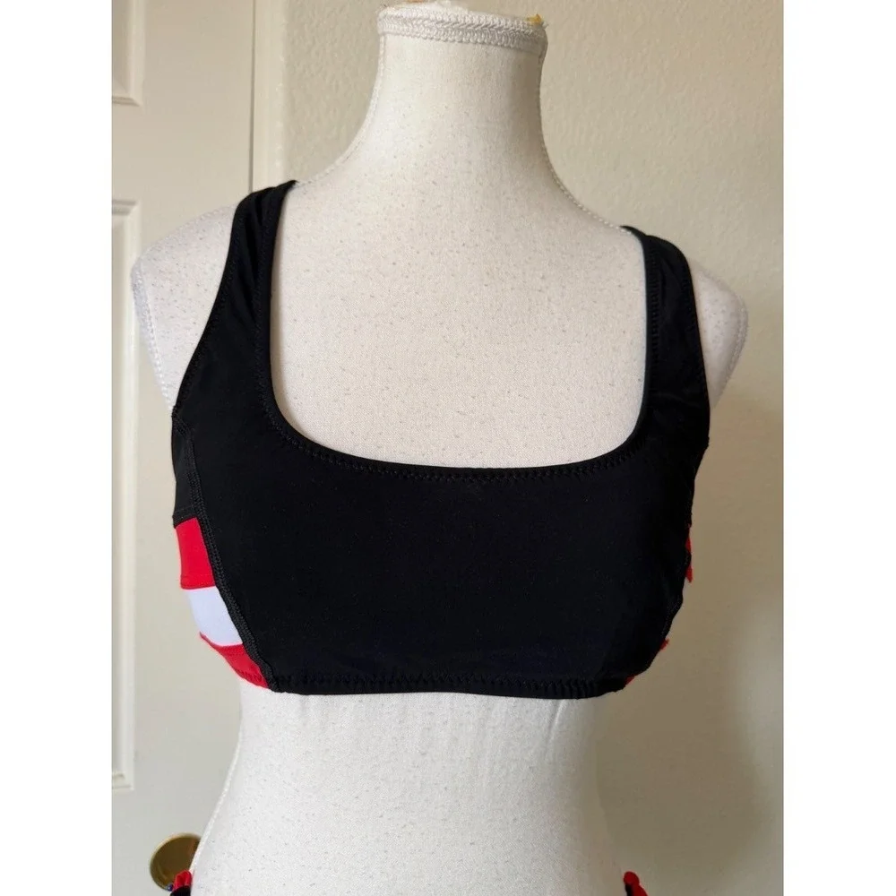 Trina Turk Incredibles 2 Disney Pixar Bikini Set Black Red White Plus Size 10